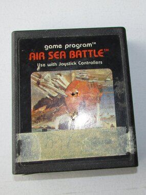Vintage Atari Air Sea Battle Video Game Cartridge